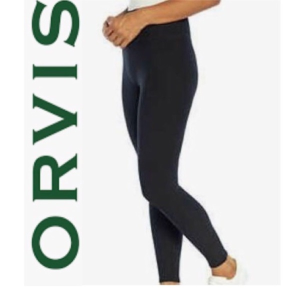 Orvis Pants - Orvis Cozy Lined Leggings Medium Black